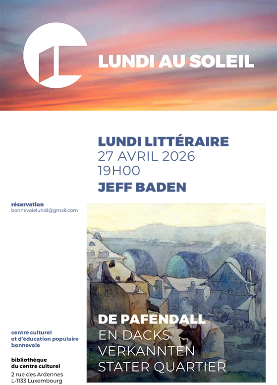 LUNDI AU SOLEIL - Littéraire